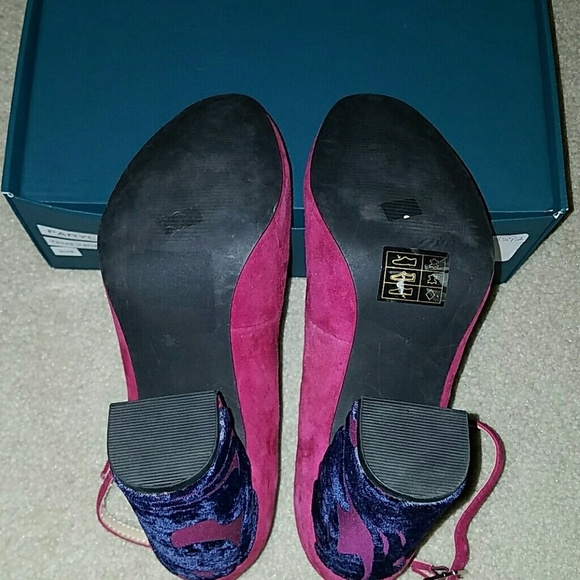 Price firm. Nwt anthropologie pink suede heels - Picture 5 of 5